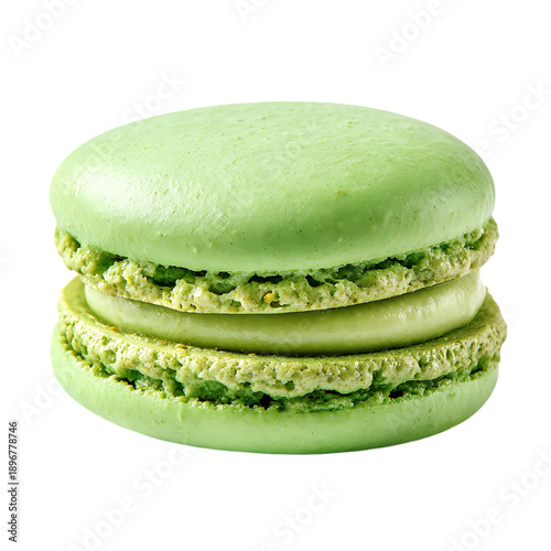 Pistachio macaron with smooth nutty filling