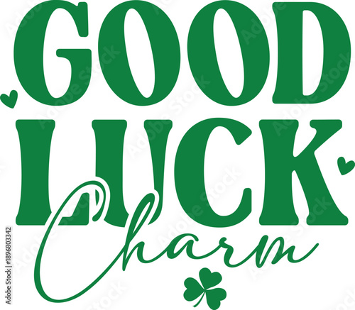 Good Luck Charm t-shirt design.