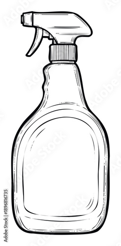 Classic household liquid dispenser with a pump spray trigger for various cleaning solutions and gardening applications offering a versatile utility product for everyday tasks