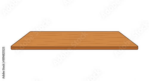 Blank Wooden Table Top Surface