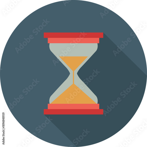 Hourglass with money representing time is money concept