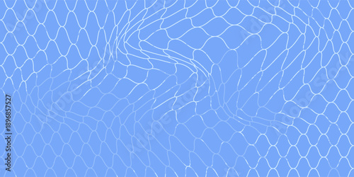Grunge texture for fishing nets. Seamless pattern for sportswear or soccer goals, volleyball nets, basketball hoops. Modern grunge fishing nets.