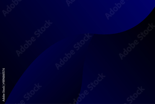 紺色ラデーションの抽象的ウェーブ背景