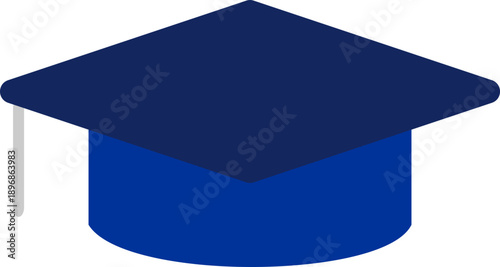 Graduation Cap Icon: A simple yet iconic image representing the culmination of education and the celebration of academic achievement.
