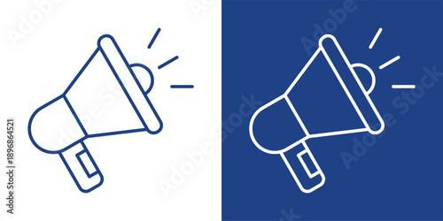 Promotion Blue And White Icon Style Collection