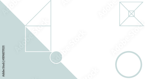 Geometric Shapes and Lines Minimal Design.