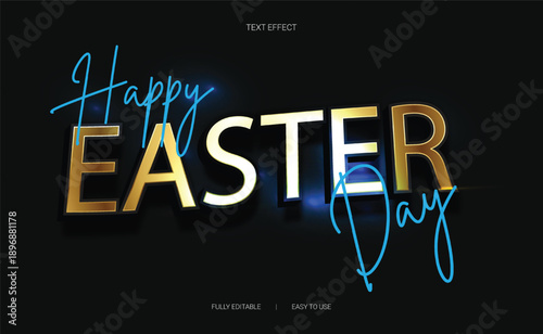 Happy ester Day Text Effect