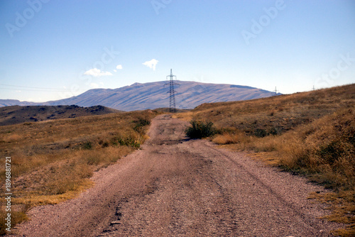 country road in the mountains