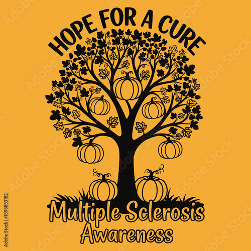 Hope for a Cure Multiple Sclerosis Awareness Tree