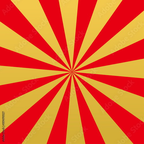 暖色の放射ラインで構成された抽象背景　強い配色のグラフィック
