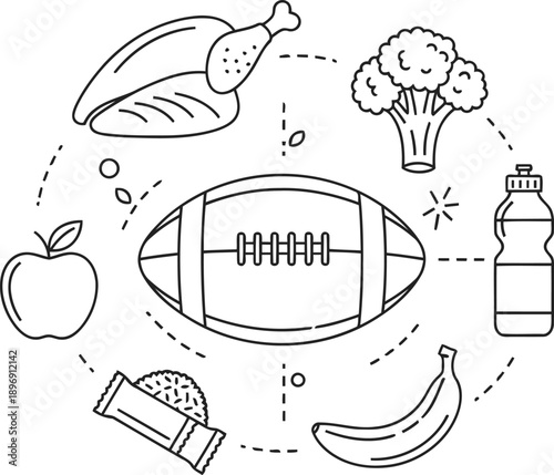 Healthy food options for athletes and sports