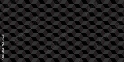 Seamless geometric pattern isometric cubic. Mosaic cube pattern vector tile blank wallpaper.	