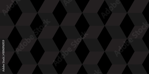 Seamless geometric pattern isometric cubic. Mosaic cube pattern vector tile blank wallpaper.	