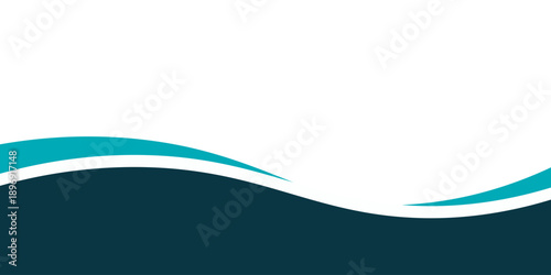 Abstract wave footers background illustration