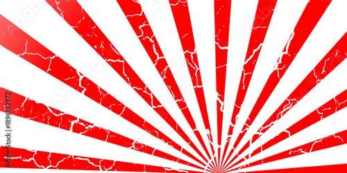 red Sunburst for  the background. flag of japanese. The rising sun.