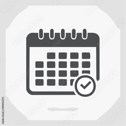 受験 試験日 スケジュール管理のピクトグラム