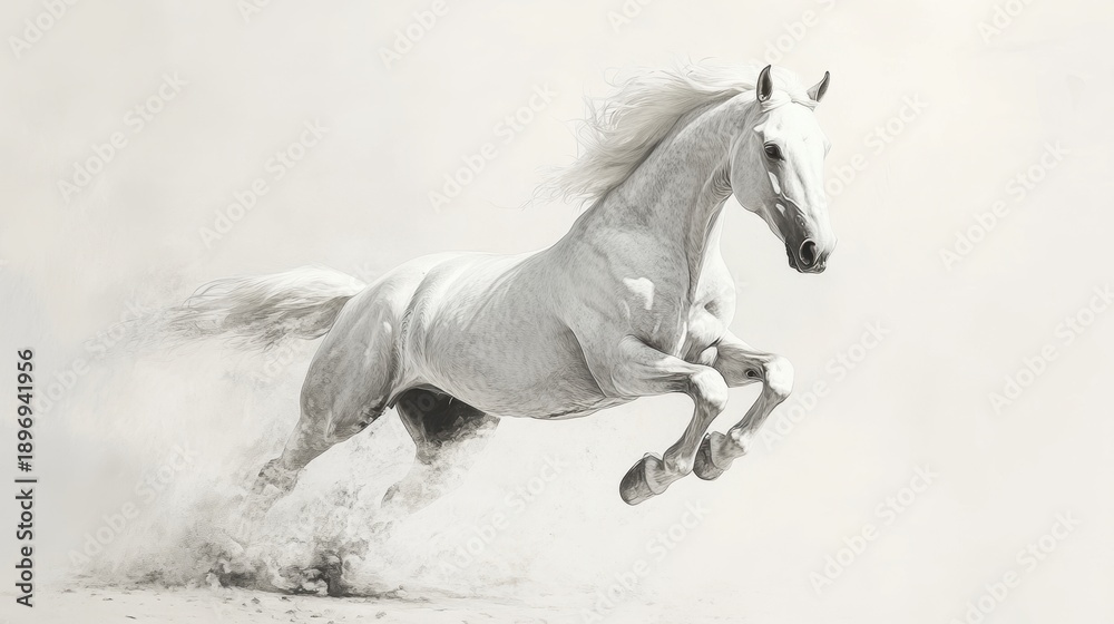 Fototapeta premium Happy new year background design,Chinese New Year2026,Year of the Horse with Golden Rearing Horses and Traditional,Lunar new year,Chinese New Year.
