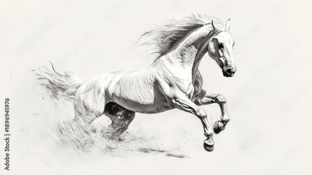 Fototapeta premium Happy new year background design,Chinese New Year2026,Year of the Horse with Golden Rearing Horses and Traditional,Lunar new year,Chinese New Year.