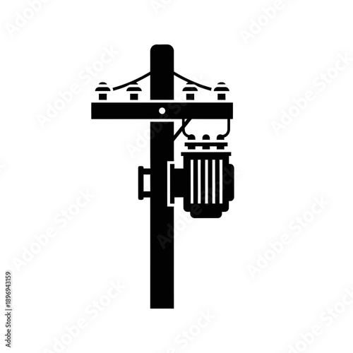 Street Traffic Light Signal Icon Illustration – Road Intersection Control Symbol