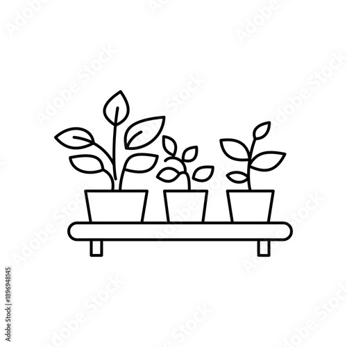 テーブルプランツをイメージしたアイコン