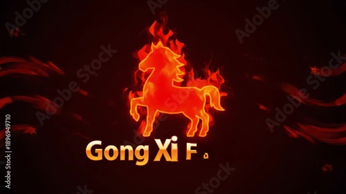 Dynamic abstract wavy background with glowing golden stars and vibrant orange red energy lines flowing across a dark luxurious backdrop