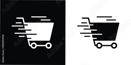 This icon is perfectly suited for e-commerce websites, mobile shopping apps, flash sale banners, fast checkout features, express delivery services, online marketplaces, fintech interfaces, promotional