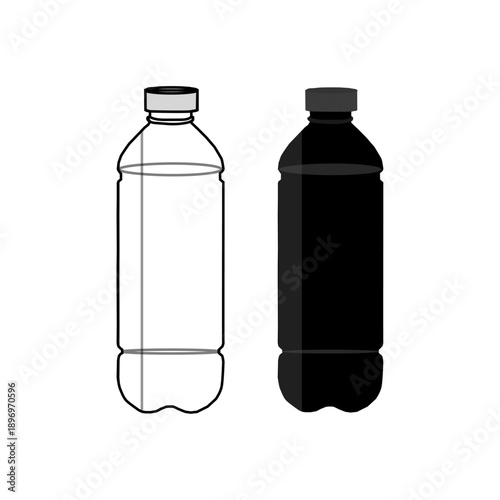 vector illustration of a bottle