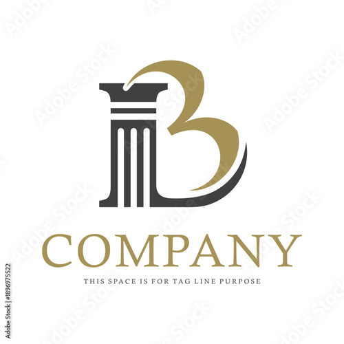 Letter BL or LB Flying Bird Freedom Vector Logo Art