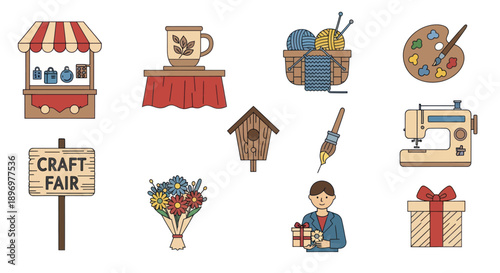 Collection of Craft Fair and Hobby Items.