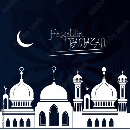 Hosgeldin ya sehri Ramazan text  turkish  Welcome  Ramadan 