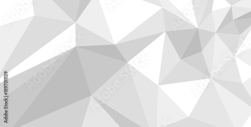 Crystal structure vector abstract low poly background, 3D polygonal surface, dimensional minimal structure origami look like, light monochrome fractal abstraction.