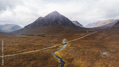 Vallée de glencoe en ecosse