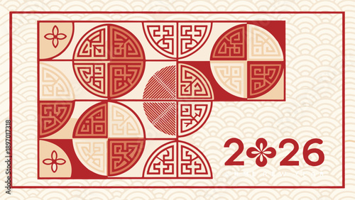 Beautifully designed Chinese New Year postage stamp with vibrant red and gold details, perfect for cultural celebrations and festive greetings