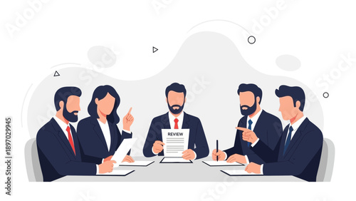 Business Meeting: Team Collaboration and Decision Making