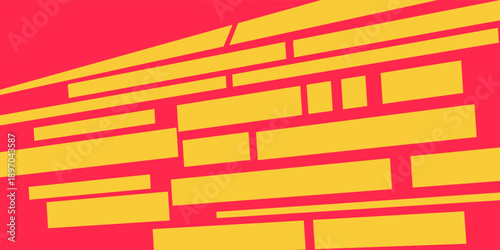 Comic book speed red yellow color lines isolated on background stripe and radial effect style for manga speed frame, superhero action, explosion background. Motion line effect, pop art. Vector 10 eps