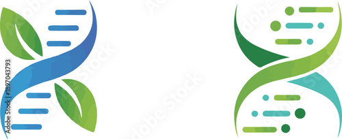 Natural Genetics & Biotechnology Logo Vector