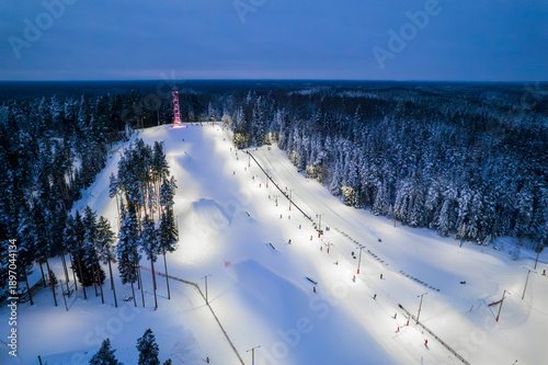 Ski and entertainment center