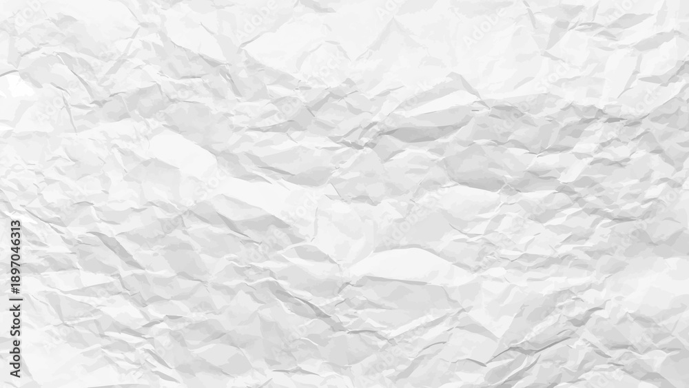 Obraz premium White clean crumpled paper