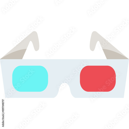 3d movie glass