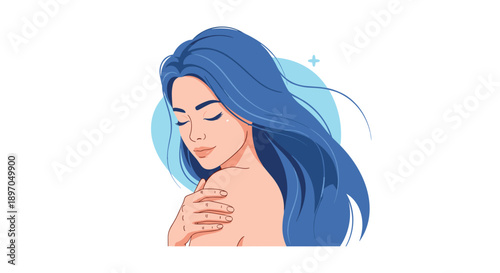 Large glass mug of golden beer with thick white foam spilling over the side is illustrated in a detailed hand drawn style on a white space.