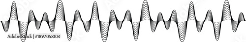 Digital Sound Wave Background Illustrating Audio Signal and Frequency Spectrum
