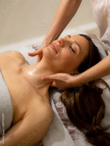 Relaxation during a massage...