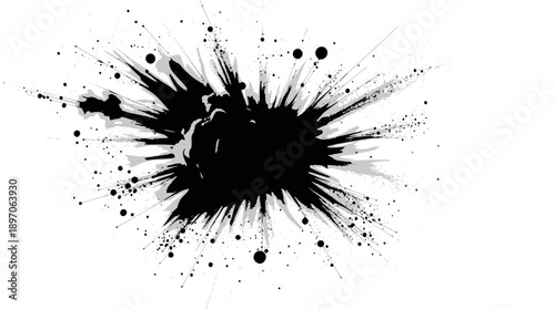 A circular white outlined emblem with three diagonal stripes in black and red, resembling clock hands,