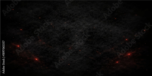 An abstract dark space galaxy background featuring a fiery explosion of red and orange smoke clouds with a hot nebula star texture and glowing motion light design
