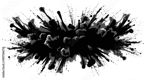 A silhouette figure divided into left and right sections,