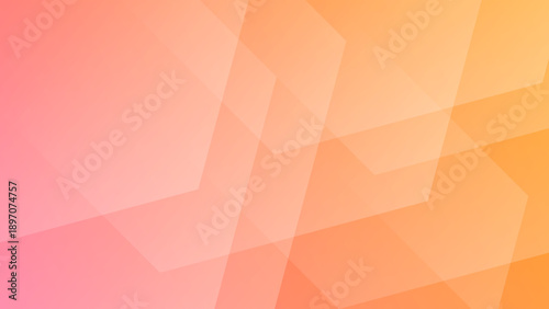 Modern Geometric Gradient Background in Pink and Orange