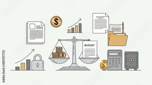 Financial planning and budget management for business growth and security.