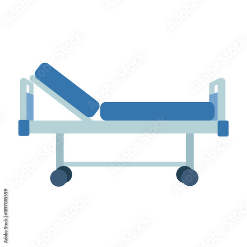 Hospital bed medical stretcher for patient recovery and clinic furniture