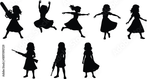 Beautiful mountain landscape at sunset with orange sky, majestic snow peaks, green forest, calm valley, scenic nature background, wilderness, travel.