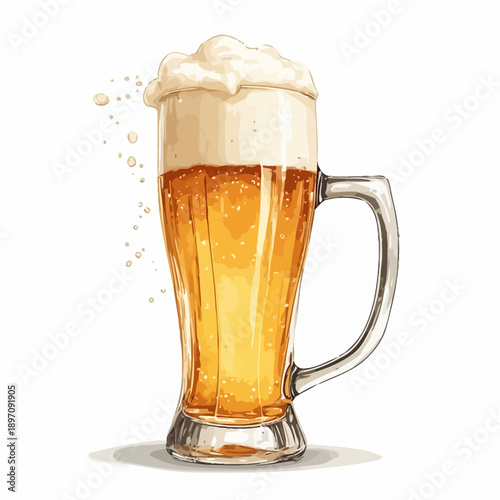 Delicious Beer Very Fresh Design